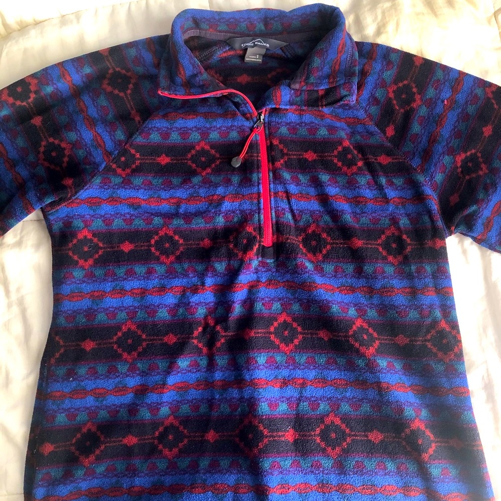 EDDIE BAUER ATZEC FLEECE QUARTER ZIP